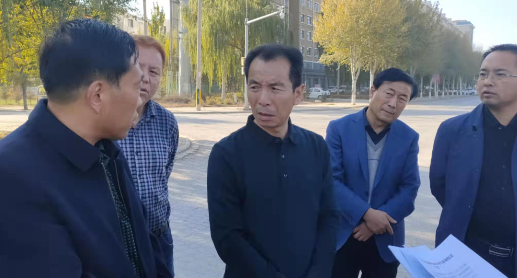 赫天江调研交通项目建设工作-贺兰县人民政府